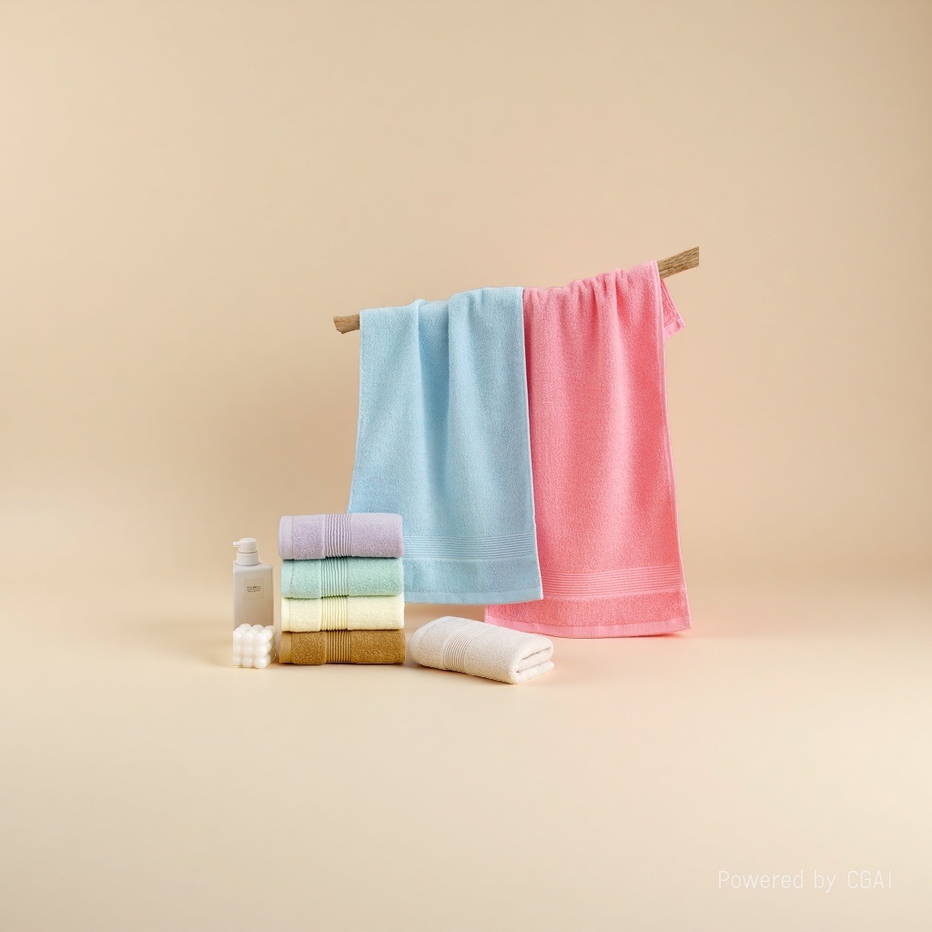 Wholesale of all-cotton adult face towels, plain, thin, soft and absorbent, popular bestsellers for both men and women Application Scenario