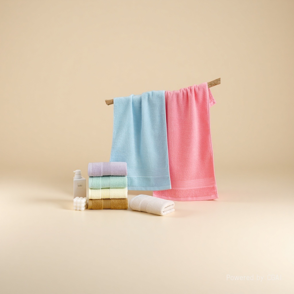 Wholesale of all-cotton adult face towels, plain, thin, soft and absorbent, popular bestsellers for both men and women details Picture
