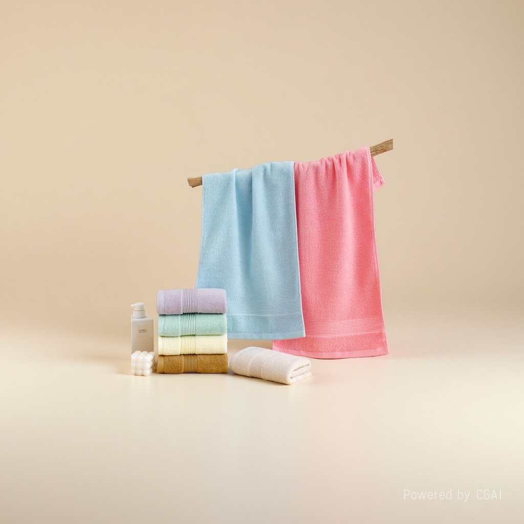 Wholesale of all-cotton adult face towels, plain, thin, soft and absorbent, popular bestsellers for both men and women Specification image