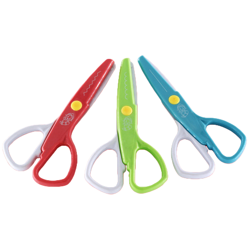 Colored children's scissors and thickened safety scissors are suitable for use by primary school students in kindergartens Item Picture