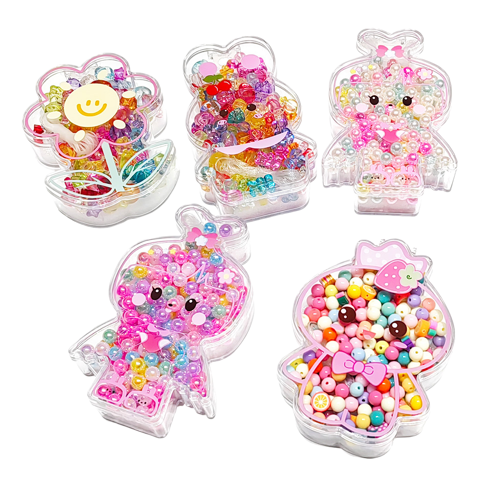 Colorful bead children's jewelry sets, decorative items, pet supplies, children's cosmetics, necklaces Item Picture