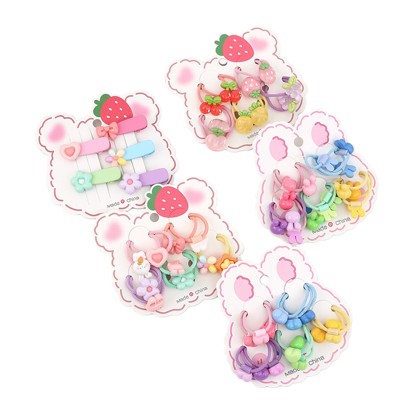 Cute children's hair accessory sets, hair bands, hair clips, headbands, fabric hair clips, accessories and accessories Item Picture