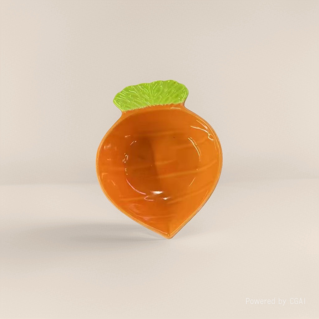 醋碟/小熊饺子盆/果壳/密胺/碟子产品图