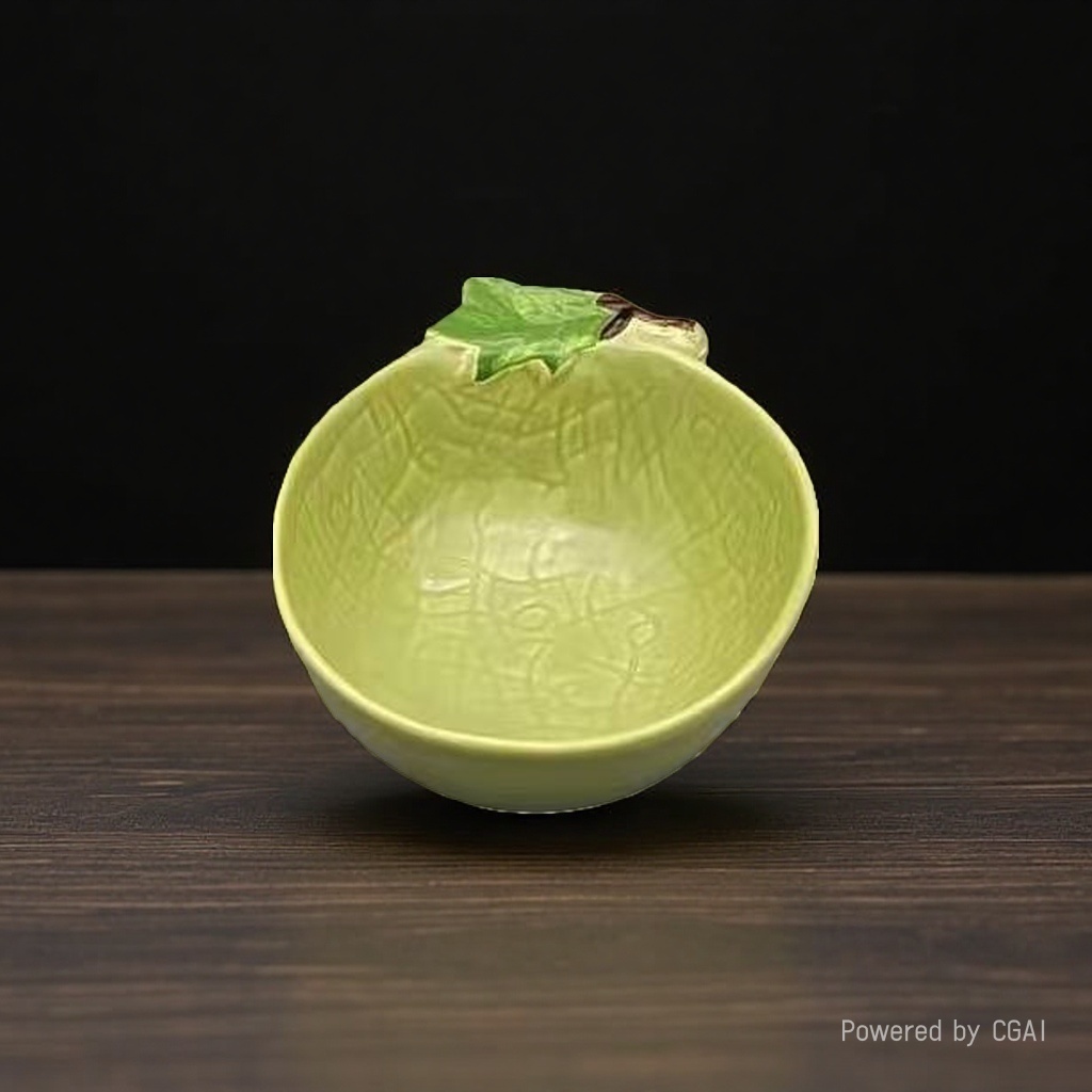 Hami melon ceramic flavor plates, cartoon seasoning plates, bone plates, hot pot sauce plates, creative internet-famous seasoning plates, colored glaze small flavor plates, ceramic wholesale