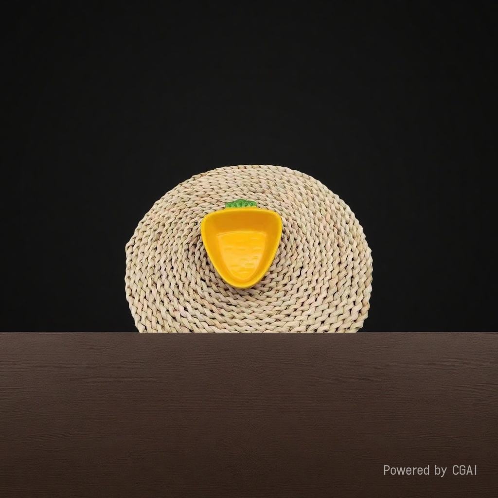 Simulated fruit and vegetable food handicrafts, carrot-shaped ceramic small bowls, simulated bread miniature food toys, simulated fruit refrigerator stickers food toys Application Scenario