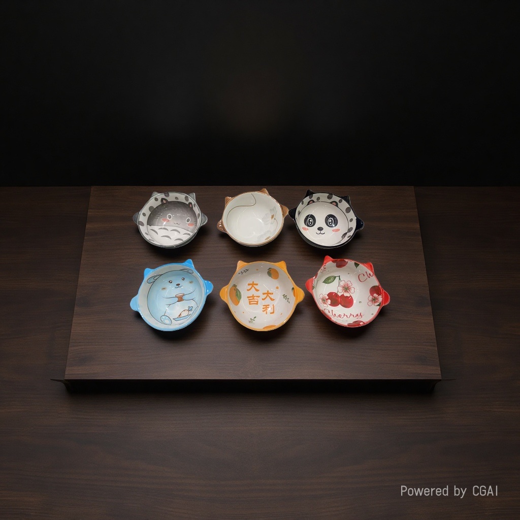 Ceramic lace flavor plate, cold dish and pickled vegetable small plate, hot pot garlic paste bowl, oil, salt and vinegar seasoning plate with vinegar plate for household use