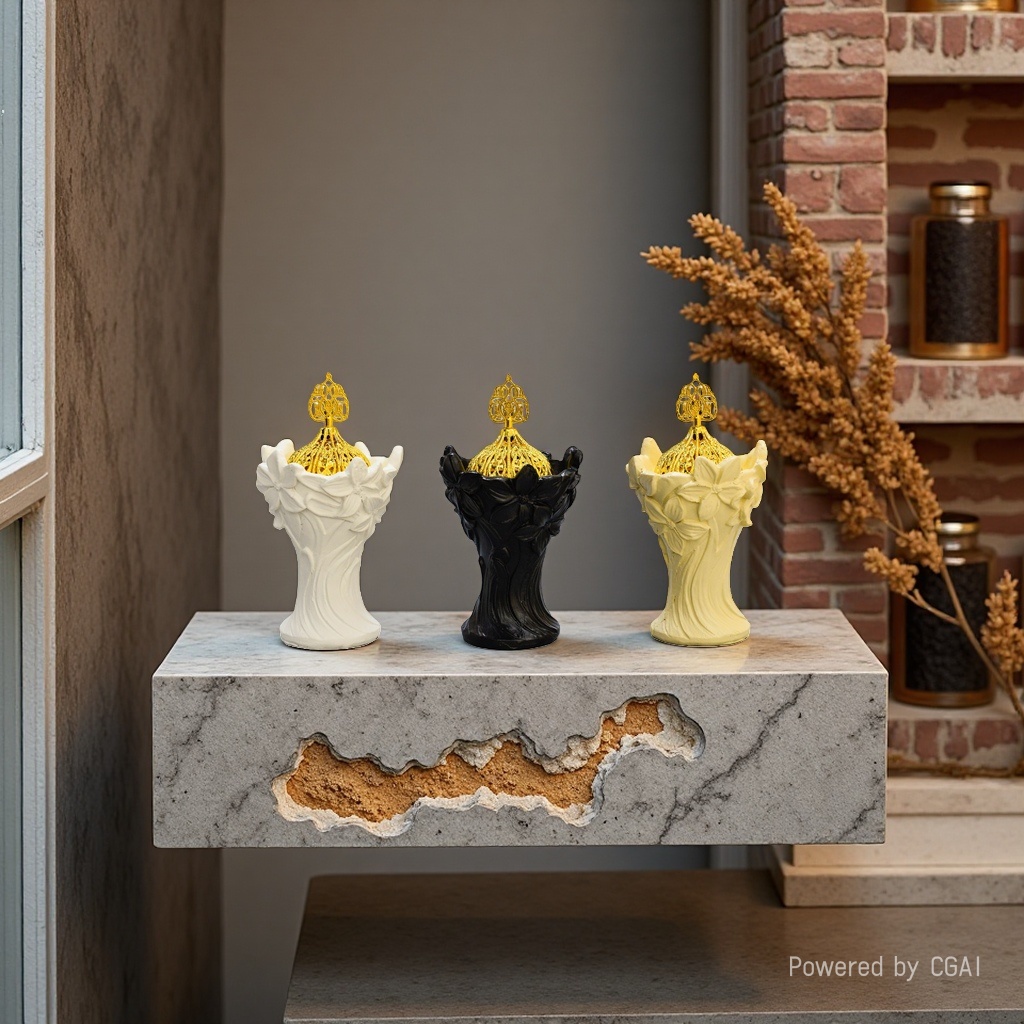 Aromatherapy ceramic ornaments, incense burners, incense burners, incense sticks, aromatherapy diffusers, home decoration, and fragrance products are available in three colors details Picture