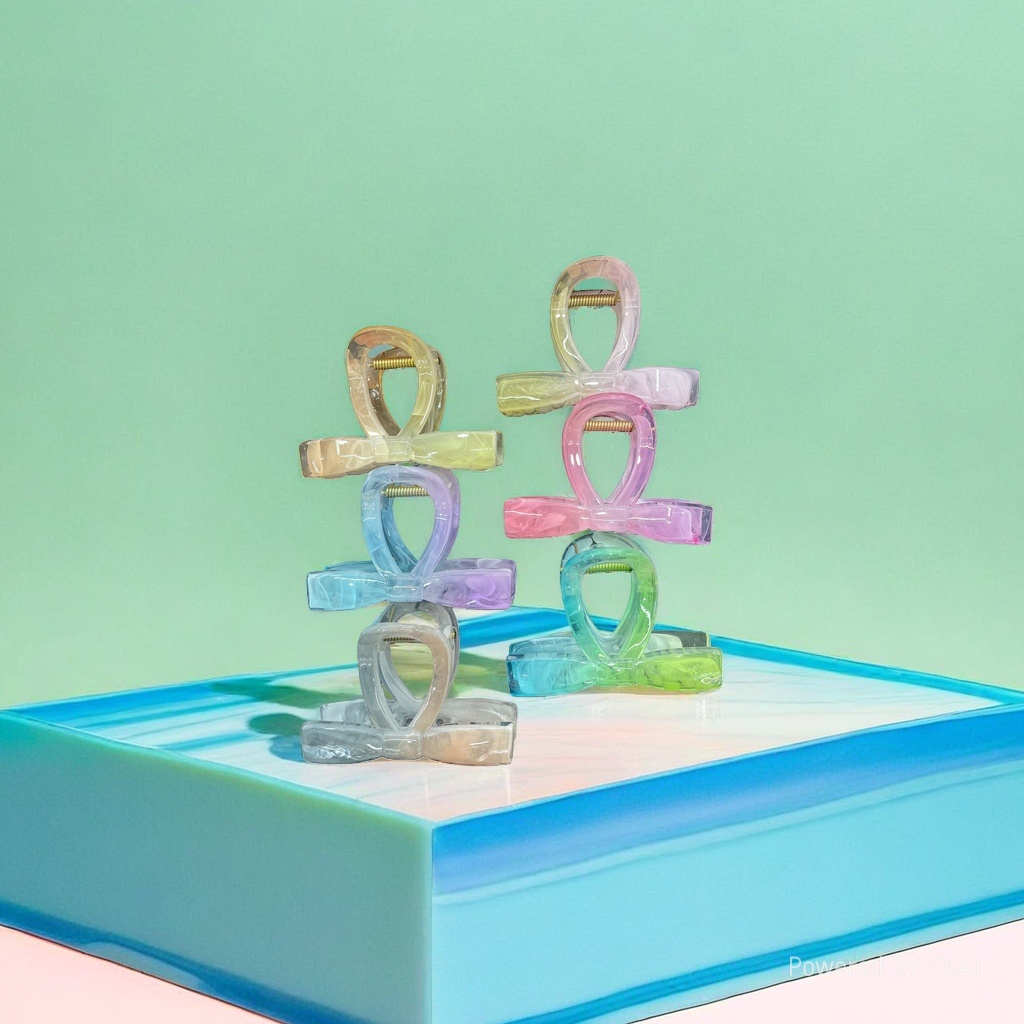 Song Jin color transparent hair clips for pets and children + Song Jin hair clip base Specification image