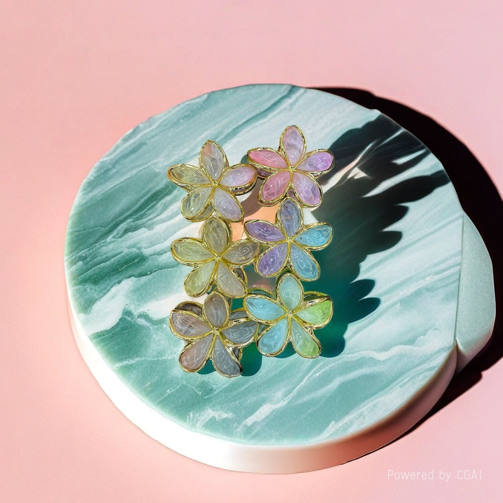 Colorful artificial petal decorations, flower-shaped ornaments, neck flowers, artificial flowers, 180g Application Scenario