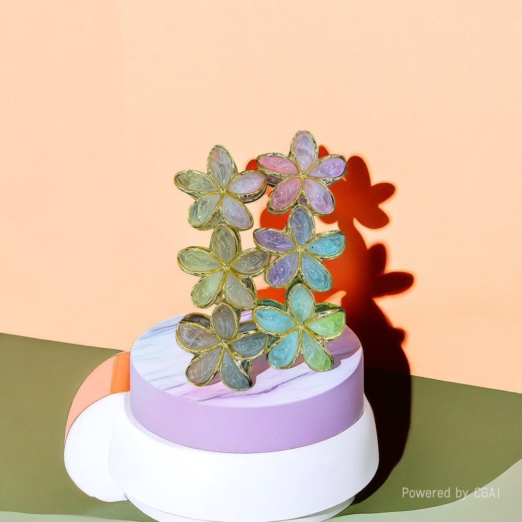 Colorful artificial petal decorations, flower-shaped ornaments, neck flowers, artificial flowers, 180g details Picture