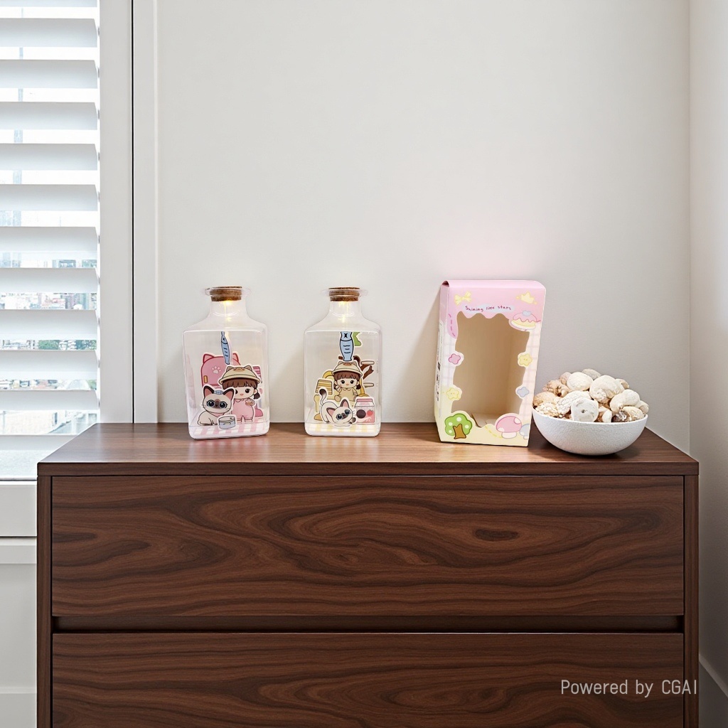 Lucky Star bottle glass wishing bottle Application Scenario
