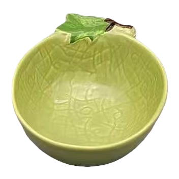 Hami melon ceramic flavor plates, cartoon seasoning plates, bone plates, hot pot sauce plates, creative internet-famous seasoning plates, colored glaze small flavor plates, ceramic wholesale Item Picture