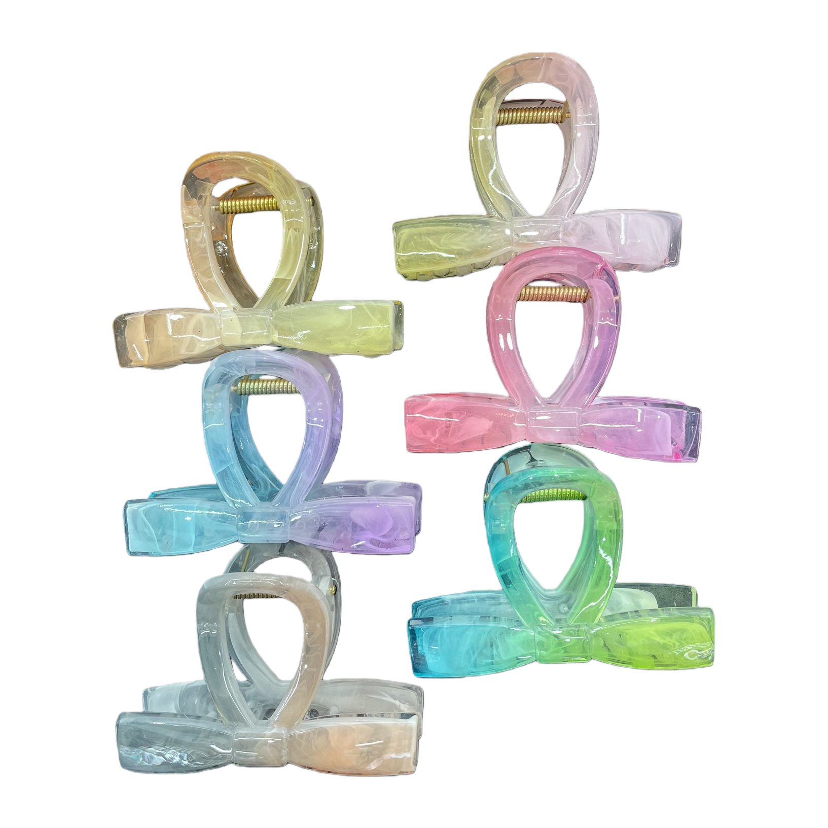 Song Jin color transparent hair clips for pets and children + Song Jin hair clip base Item Picture