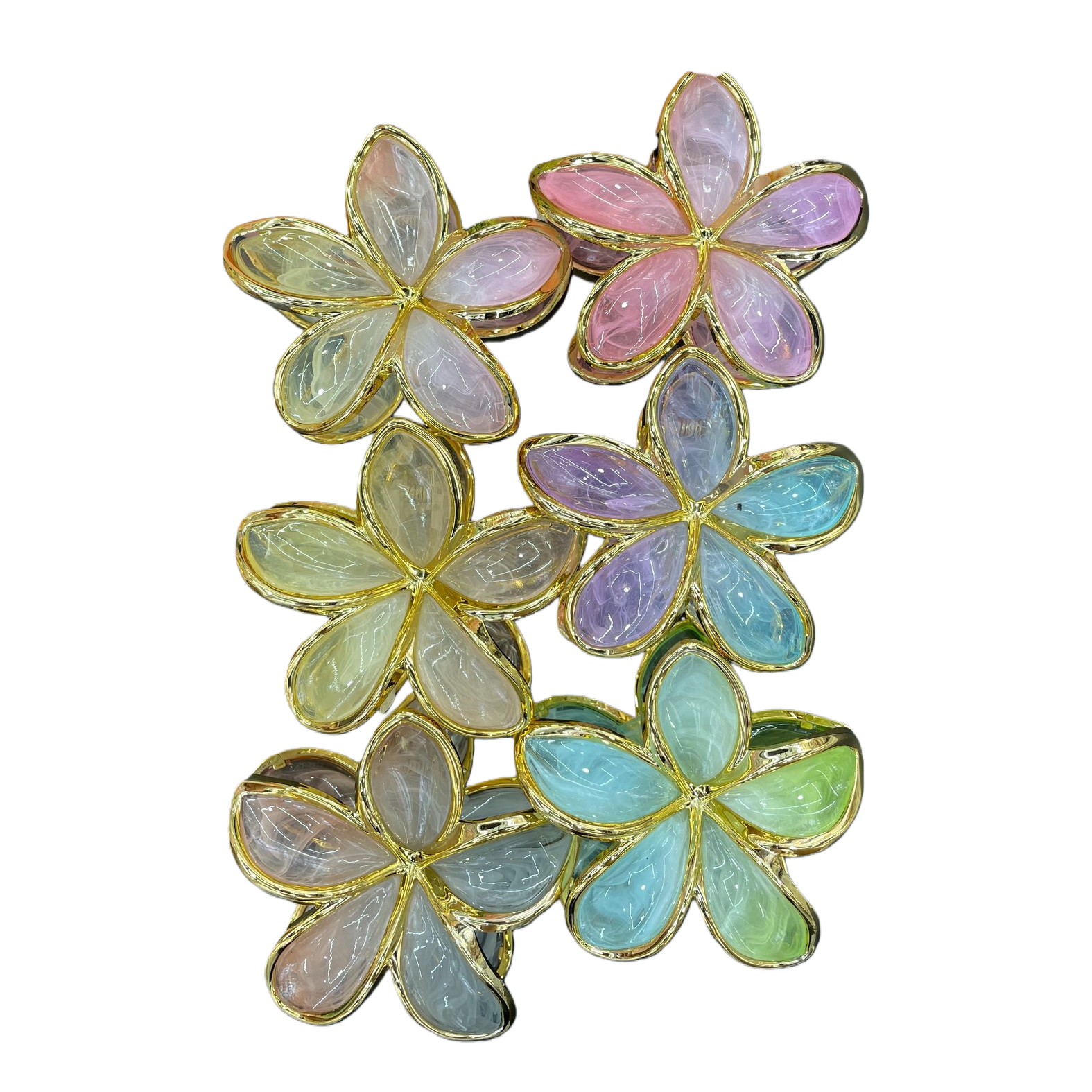 Colorful artificial petal decorations, flower-shaped ornaments, neck flowers, artificial flowers, 180g Item Picture
