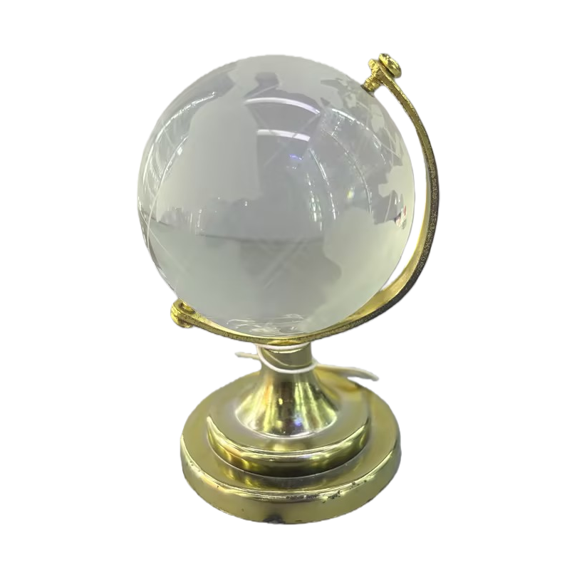 Simple and ins-style mini globe, creative desktop decoration with a girlish heart, transparent desk decoration, New Year gift Item Picture