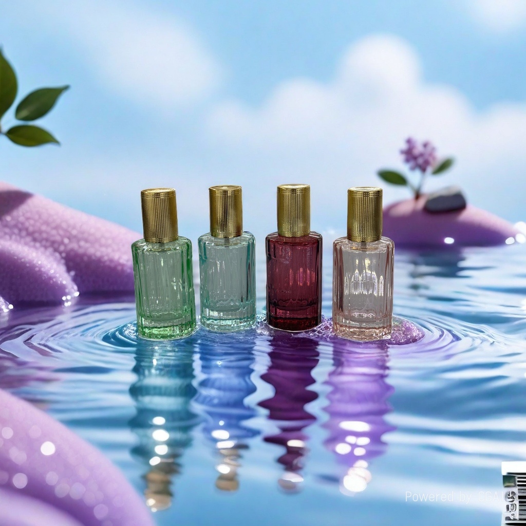 30ML high-end perfume bottle, colorful perfume dispenser bottle, screw-top spray bottle, cosmetic refill spray bottle Application Scenario