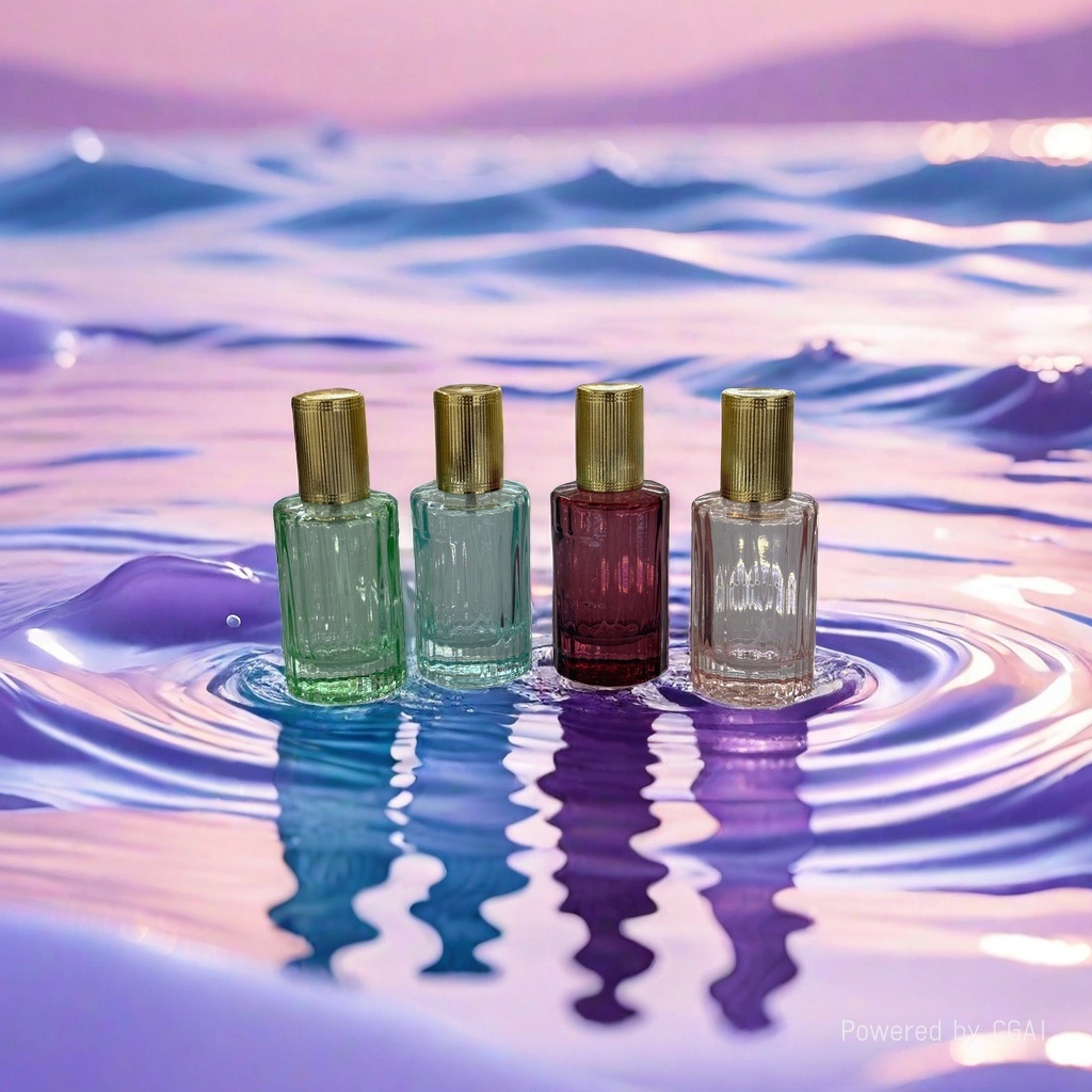 30ML high-end perfume bottle, colorful perfume dispenser bottle, screw-top spray bottle, cosmetic refill spray bottle details Picture