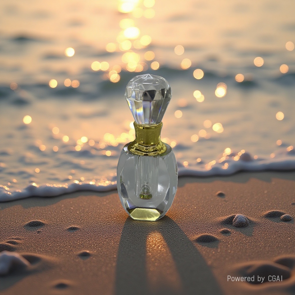 1ml agarwood essential oil bottle, 3ml crystal essential oil bottle, 3ml human body perfume bottle, empty bottle, high-end crystal small empty bottle Specification image