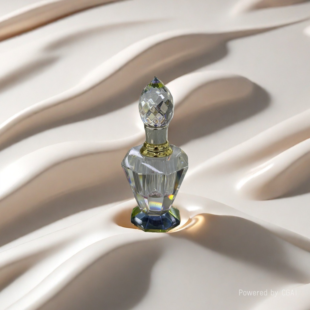 1ml crystal glass perfume bottle, simple and fashionable essential oil colorant bottle, perfume sub-packaging, creative cross-border gift Specification image