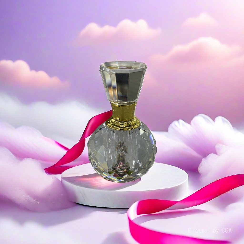1ML crystal essential oil bottle, perfume bottle, small capacity cosmetic essential oil bottle, perfume dispenser bottle, crystal perfume bottle Specification image