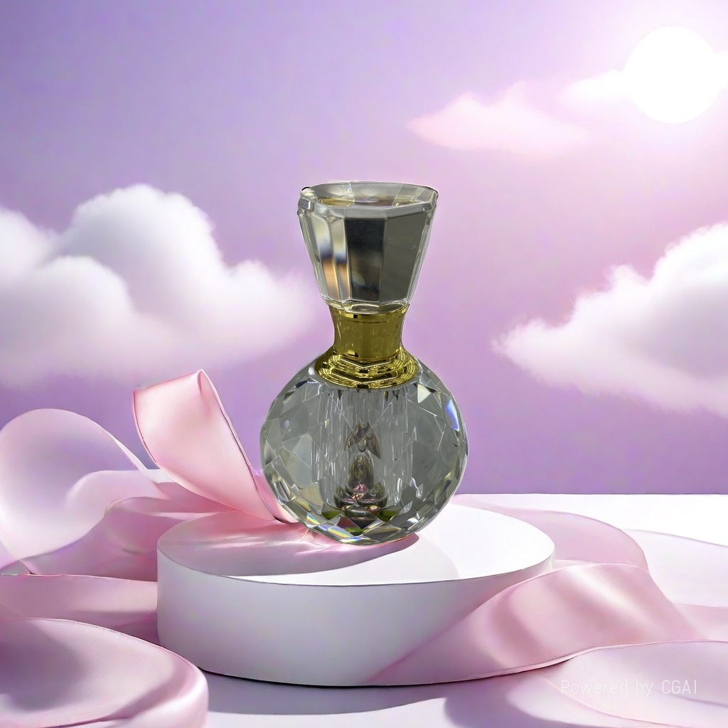 1ML crystal essential oil bottle, perfume bottle, small capacity cosmetic essential oil bottle, perfume dispenser bottle, crystal perfume bottle