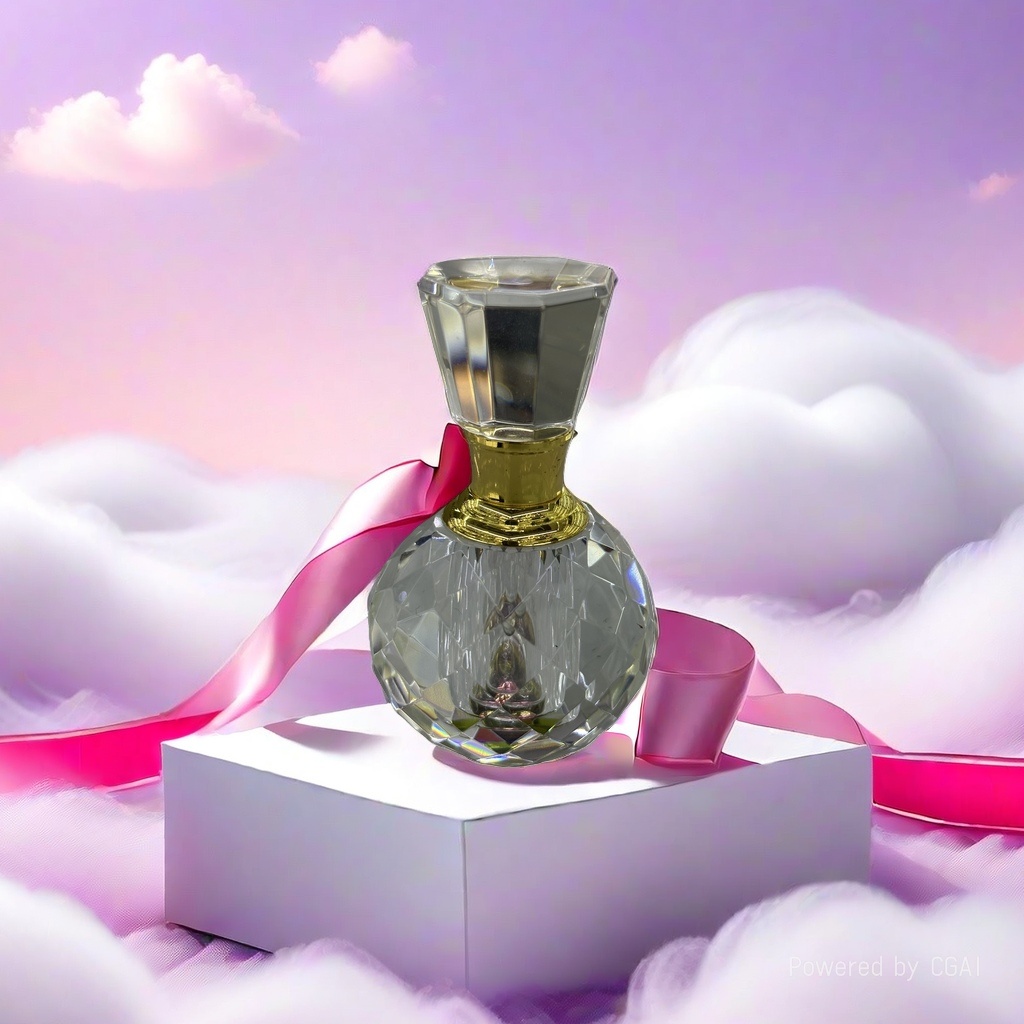 1ML crystal essential oil bottle, perfume bottle, small capacity cosmetic essential oil bottle, perfume dispenser bottle, crystal perfume bottle details Picture