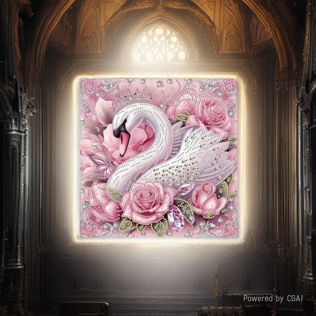 One exquisite swan ocean-themed glass handicraft and handcrafted item for export Application Scenario