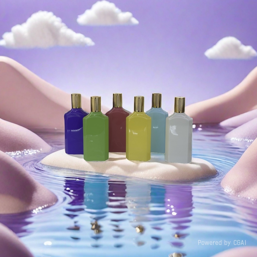 Perfume sub-bottle glass high-end sample bottle press spray 30ml portable large capacity 100ml