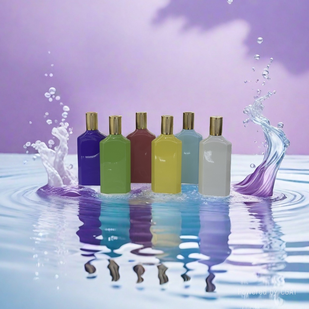 Perfume sub-bottle glass high-end sample bottle press spray 30ml portable large capacity 100ml Specification image