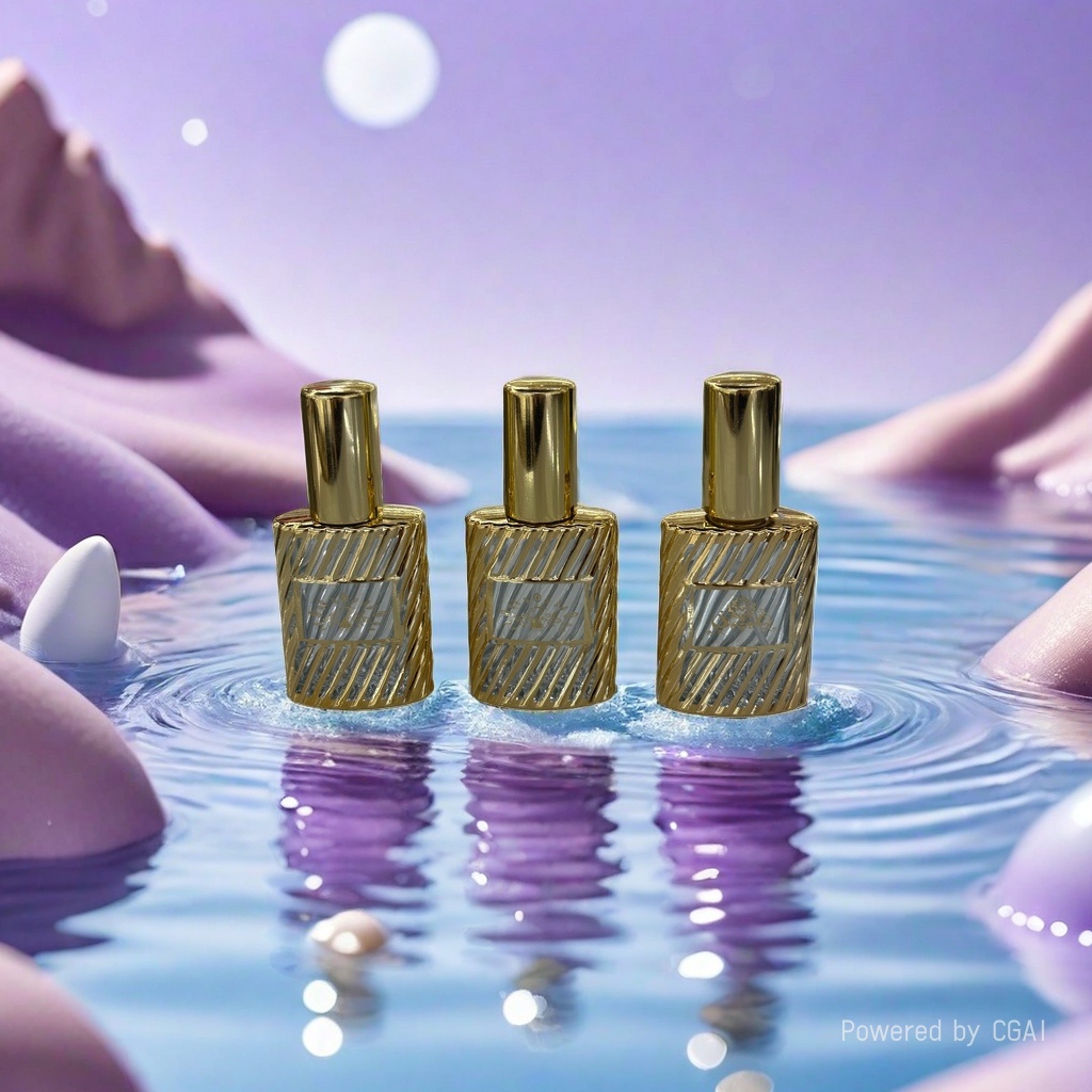 Perfume sub-bottle 12ML high-end portable sample spray bottle, exquisite empty bottle, glass press bottle