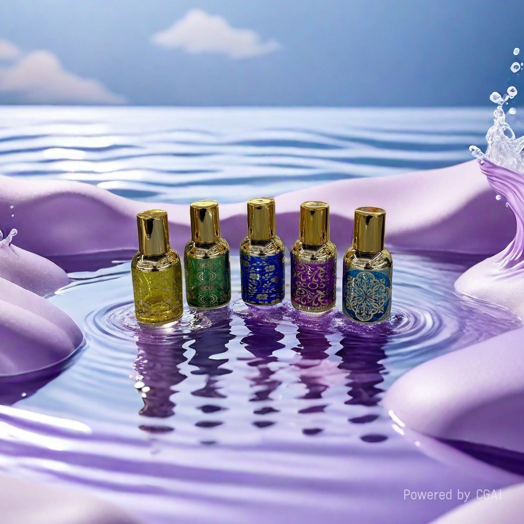 30ml screw-mouthed perfume bottle, empty cylindrical bottle, small capacity portable glass perfume bottle, lotion bottle