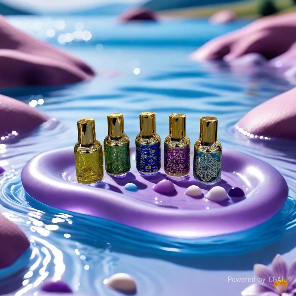 30ml screw-mouthed perfume bottle, empty cylindrical bottle, small capacity portable glass perfume bottle, lotion bottle Specification image