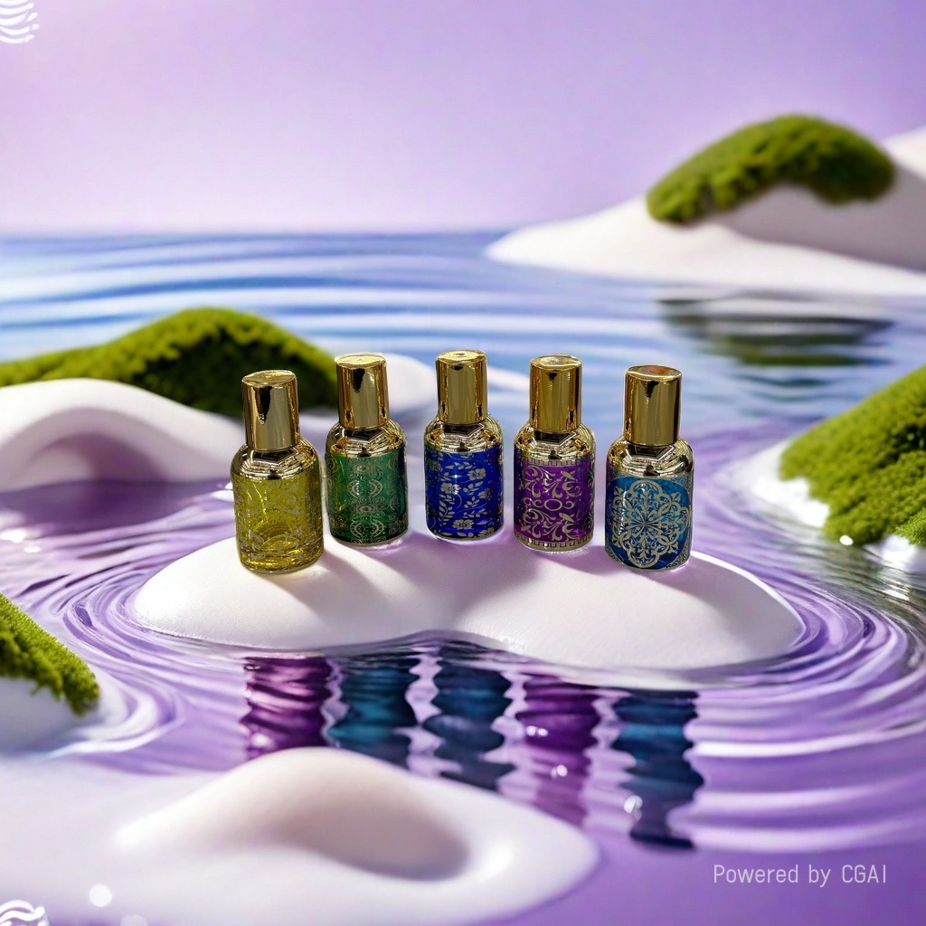 30ml screw-mouthed perfume bottle, empty cylindrical bottle, small capacity portable glass perfume bottle, lotion bottle Application Scenario