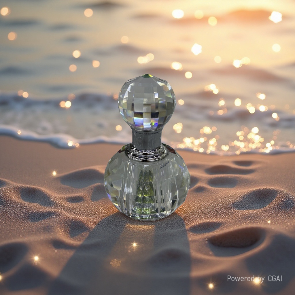 1ml crystal glass perfume bottle in stock, simple and fashionable essential oil colorant bottle, perfume portioning, creative cross-border gift Application Scenario