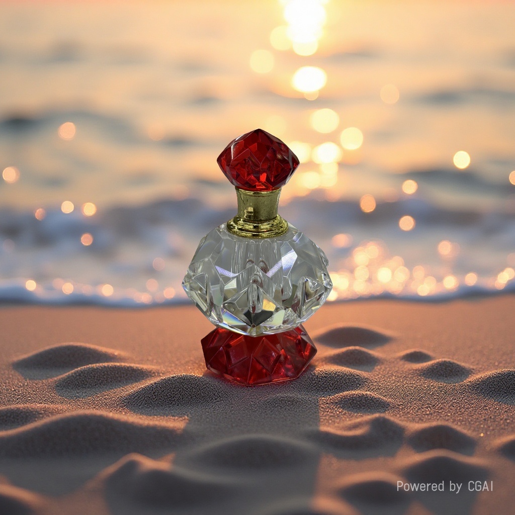 Wholesale K9 crystal perfume bottle gift box, glass-sealed agarwood bottle cosmetics, 1ml essential oil bottle
