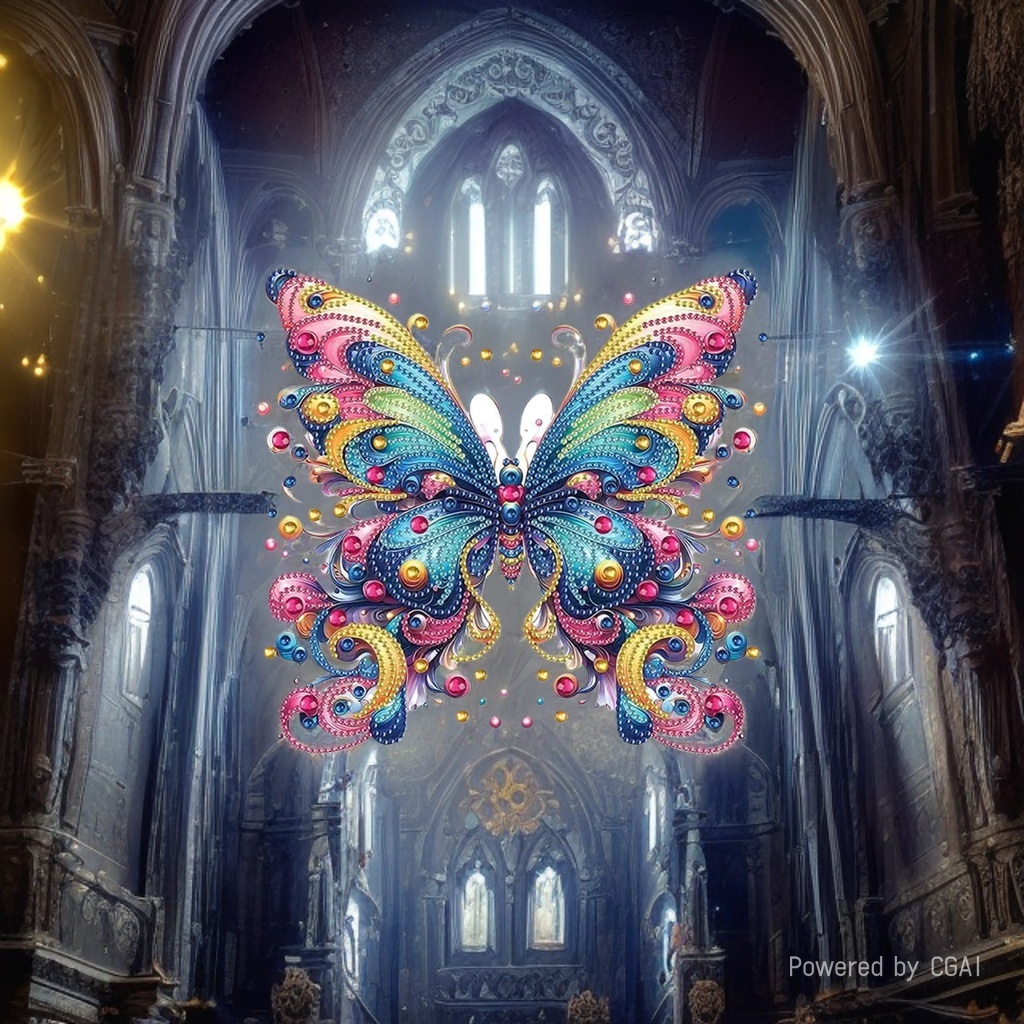 Colorful butterfly-decorated grab clips, fabric BB clips, plastic butterfly ornaments, hair clips Application Scenario