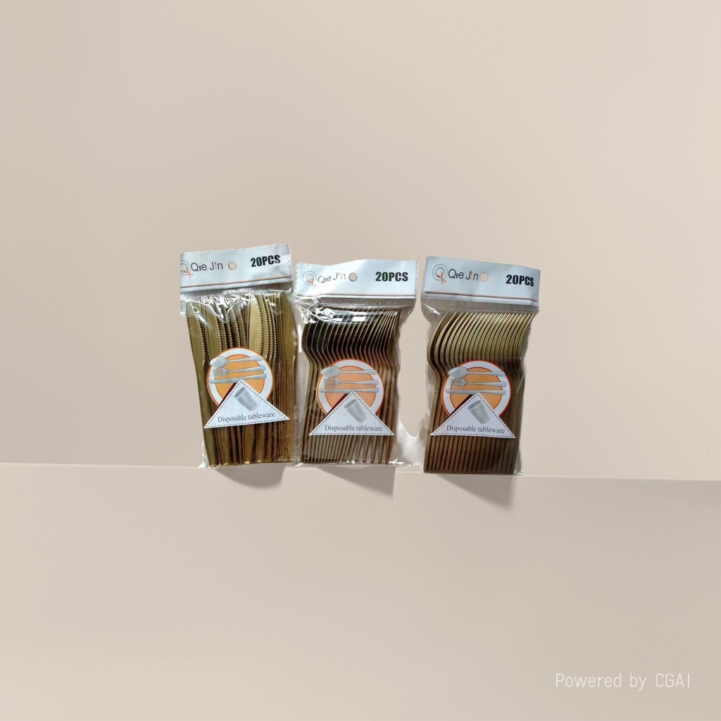 一次性餐具套装实物图