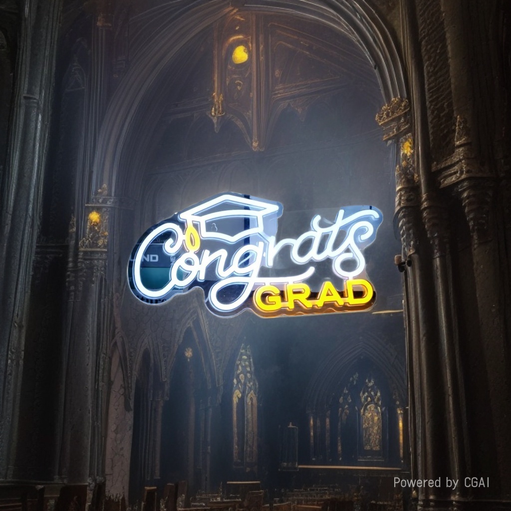 Congrats GRAD毕业贺词灯饰LED霓虹灯圣诞装饰带灯万圣节南瓜灯造型灯