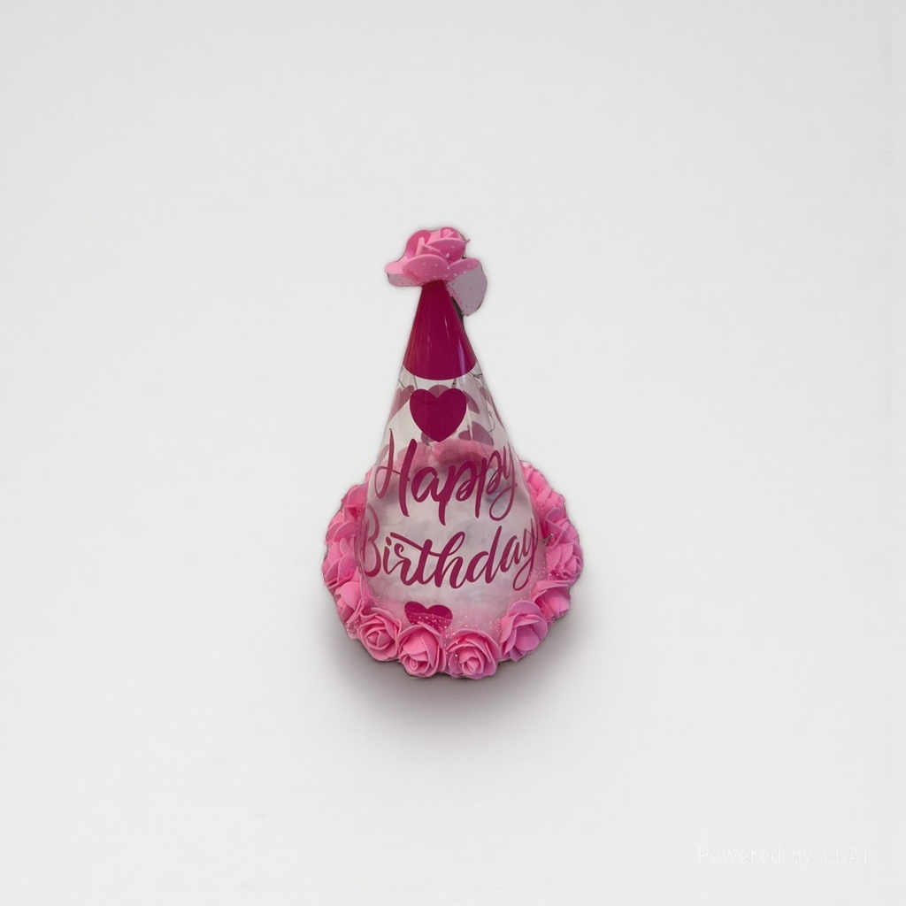 MARD pink birthday hat, bean-shaped Christmas hat, festive hat, Indian headwear supplement bag Application Scenario