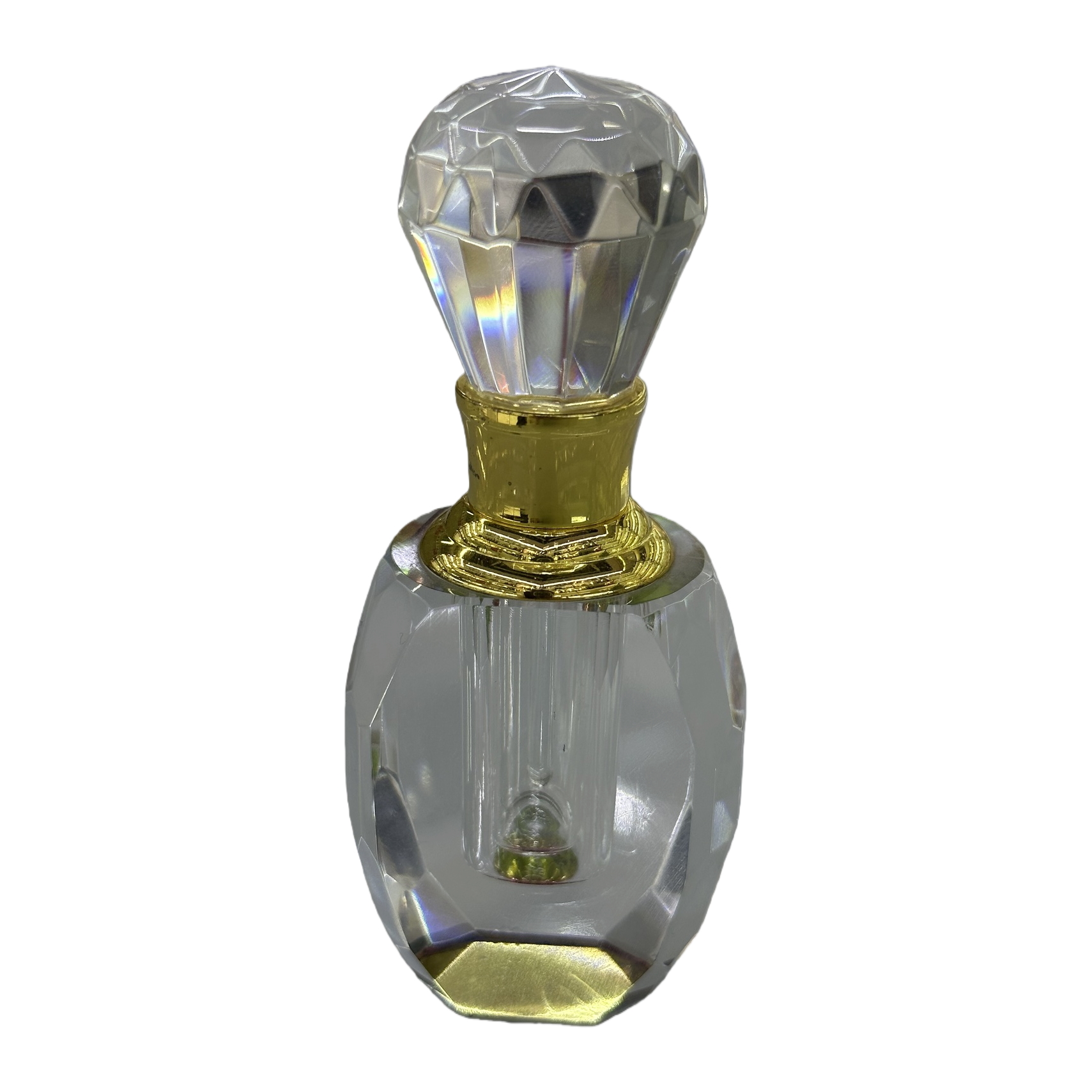 1ml agarwood essential oil bottle, 3ml crystal essential oil bottle, 3ml human body perfume bottle, empty bottle, high-end crystal small empty bottle Item Picture