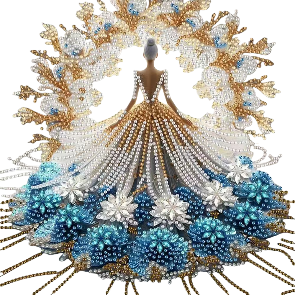 A set of Chinese-style women's evening dress accessories for models with elegant evening gowns Item Picture