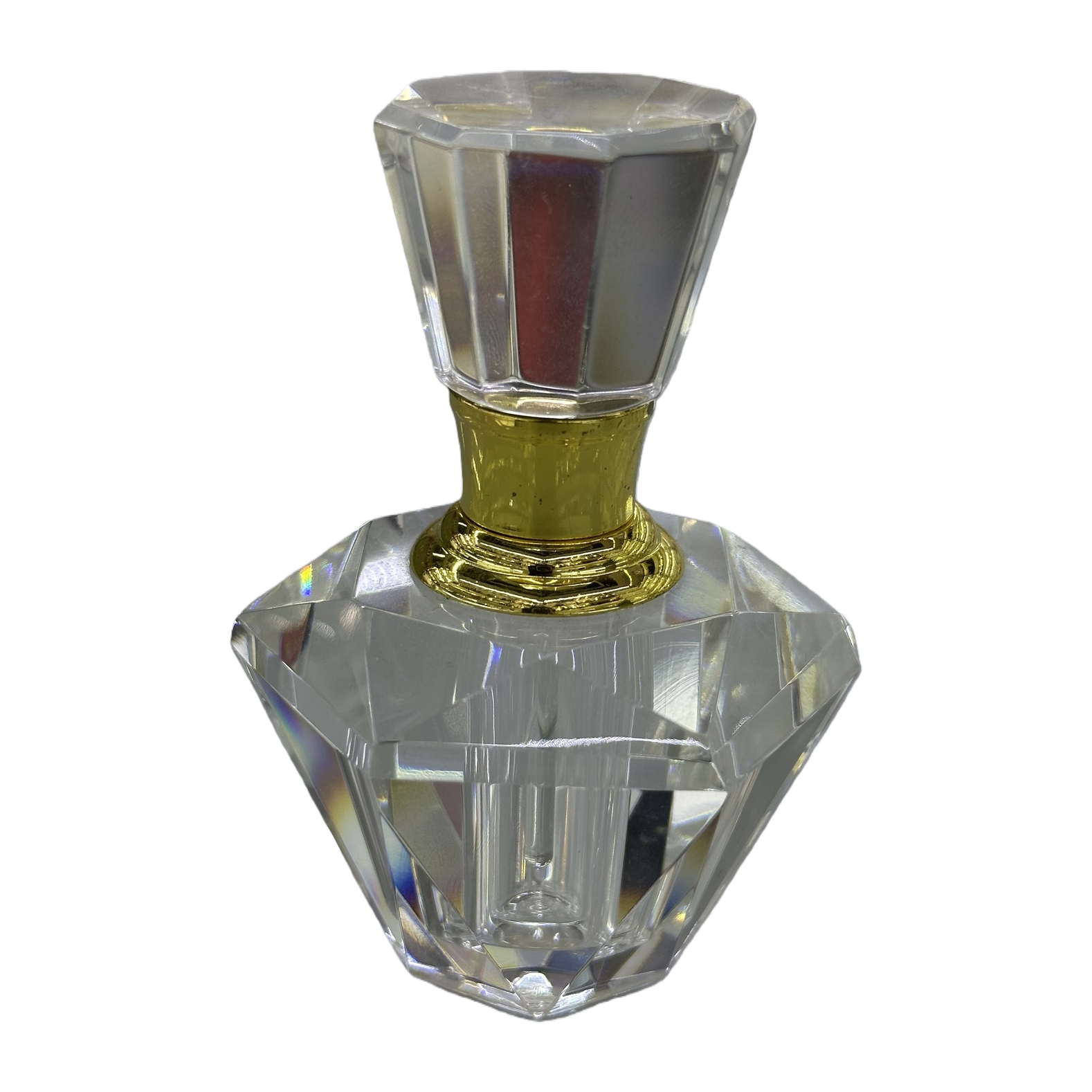 1ml crystal glass perfume bottle, simple and fashionable essential oil colorant bottle, creative cross-border perfume packaging Item Picture