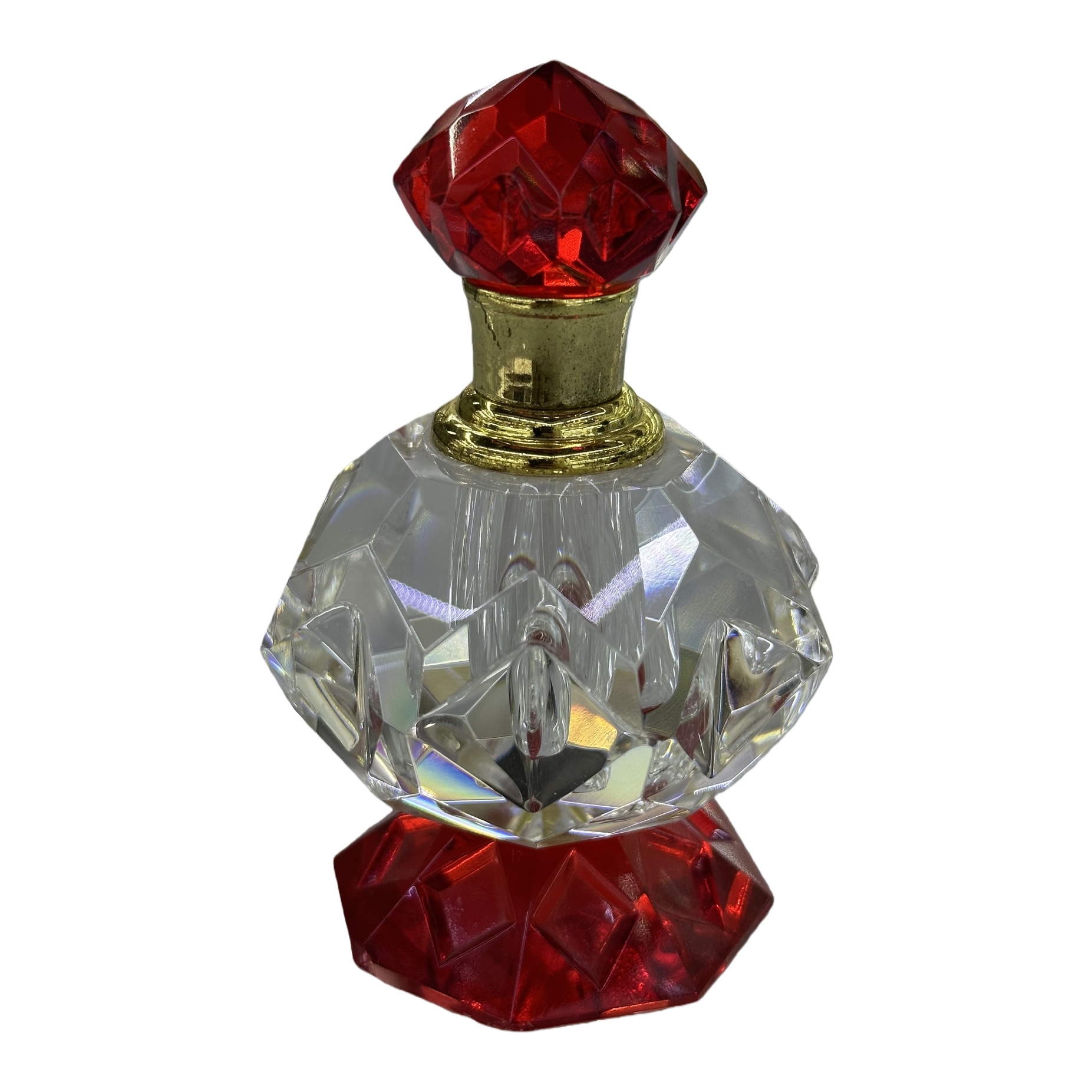 Wholesale K9 crystal perfume bottle gift box, glass-sealed agarwood bottle cosmetics, 1ml essential oil bottle Item Picture