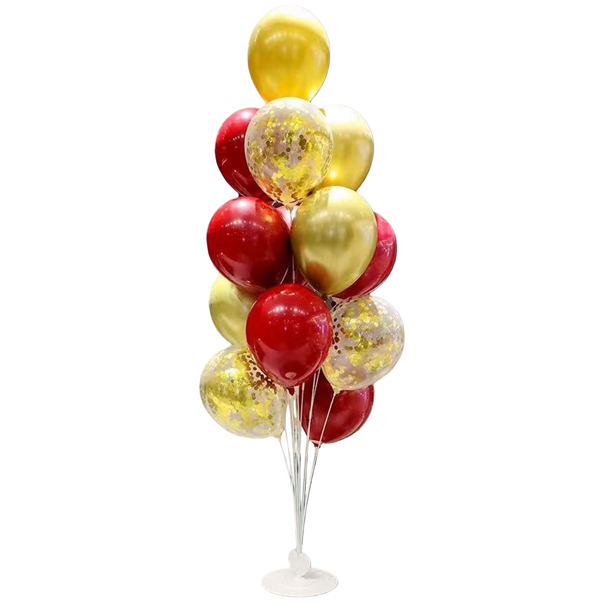 Birthday ceremony balloon decoration set, bubble ball aluminum film balloon bundle, universal balloon decoration Item Picture