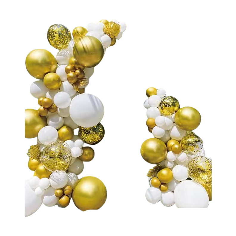 Birthday party balloon decoration set, including aluminum film balloons, bounball balls and packaging bags for ceremony use Item Picture