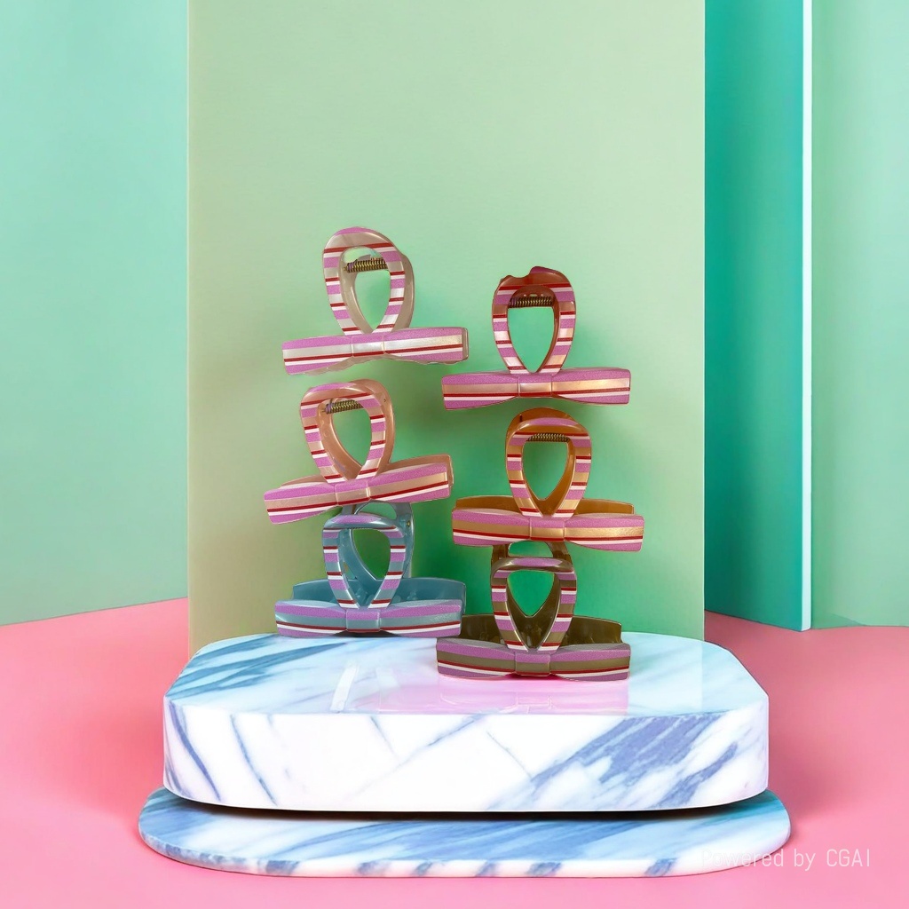 Song Jin striped children's pet hairpin, hair clip, Song Jin base 143837843