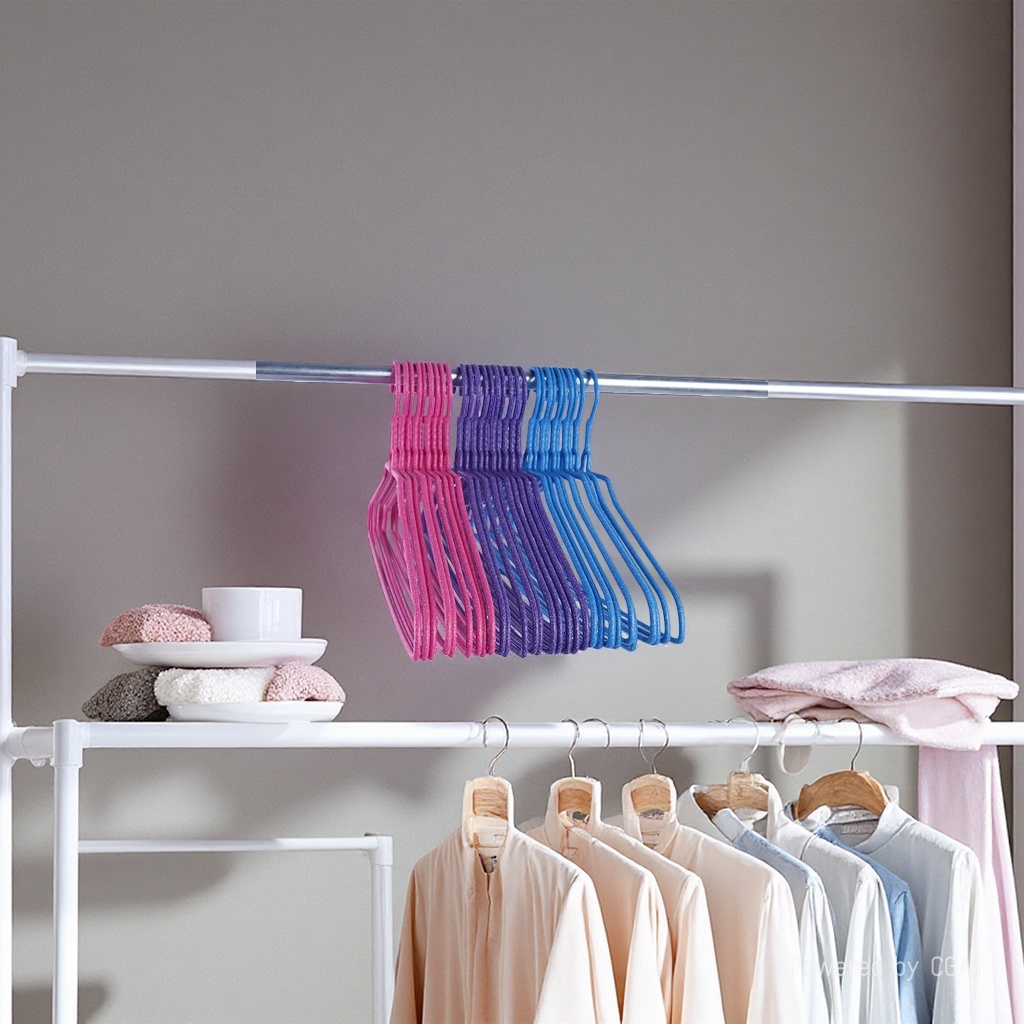 彩色塑料西装儿童裤架衣架衣服撑子多用衣架