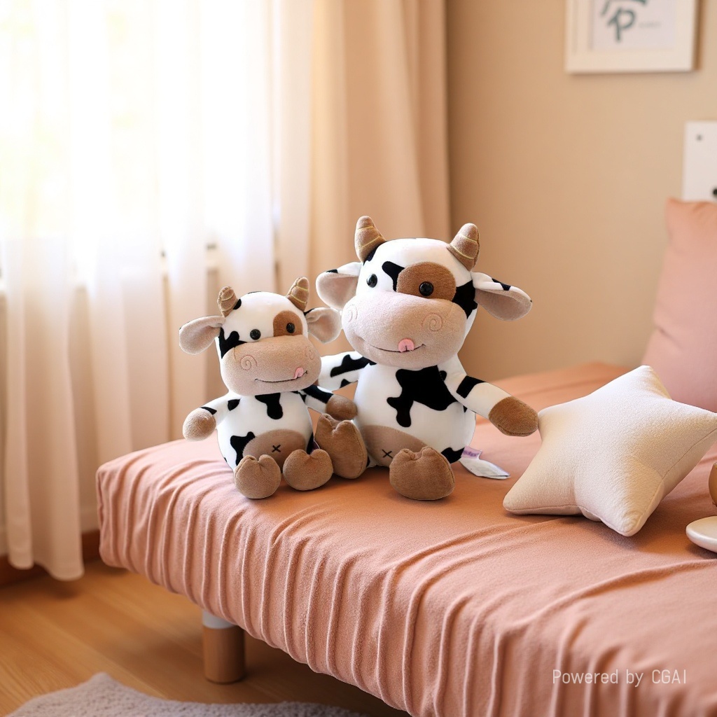 Cow plush doll, plush toy doll Application Scenario