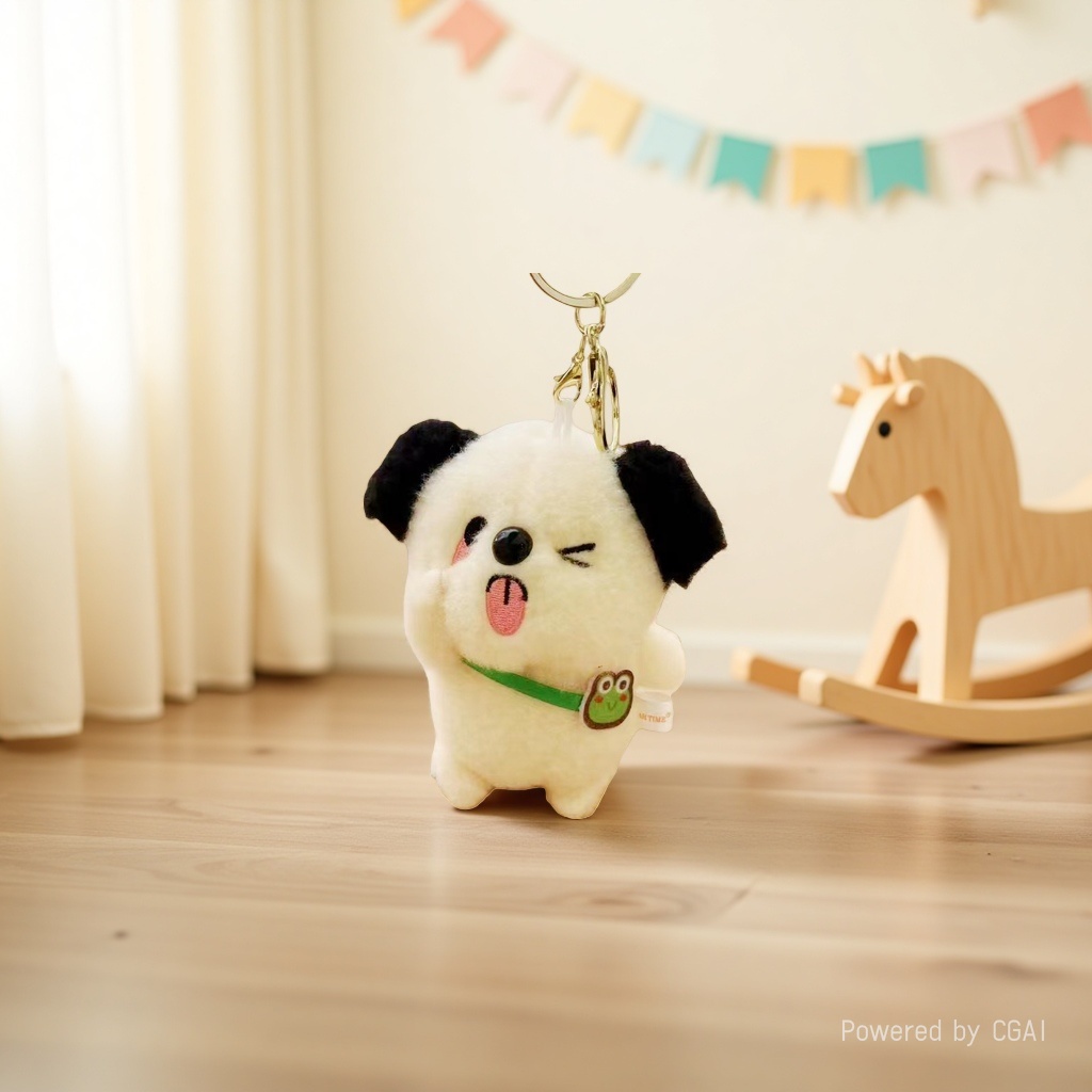 A unique and cool plush toy pendant, a backpack in the shape of a cute puppy Specification image