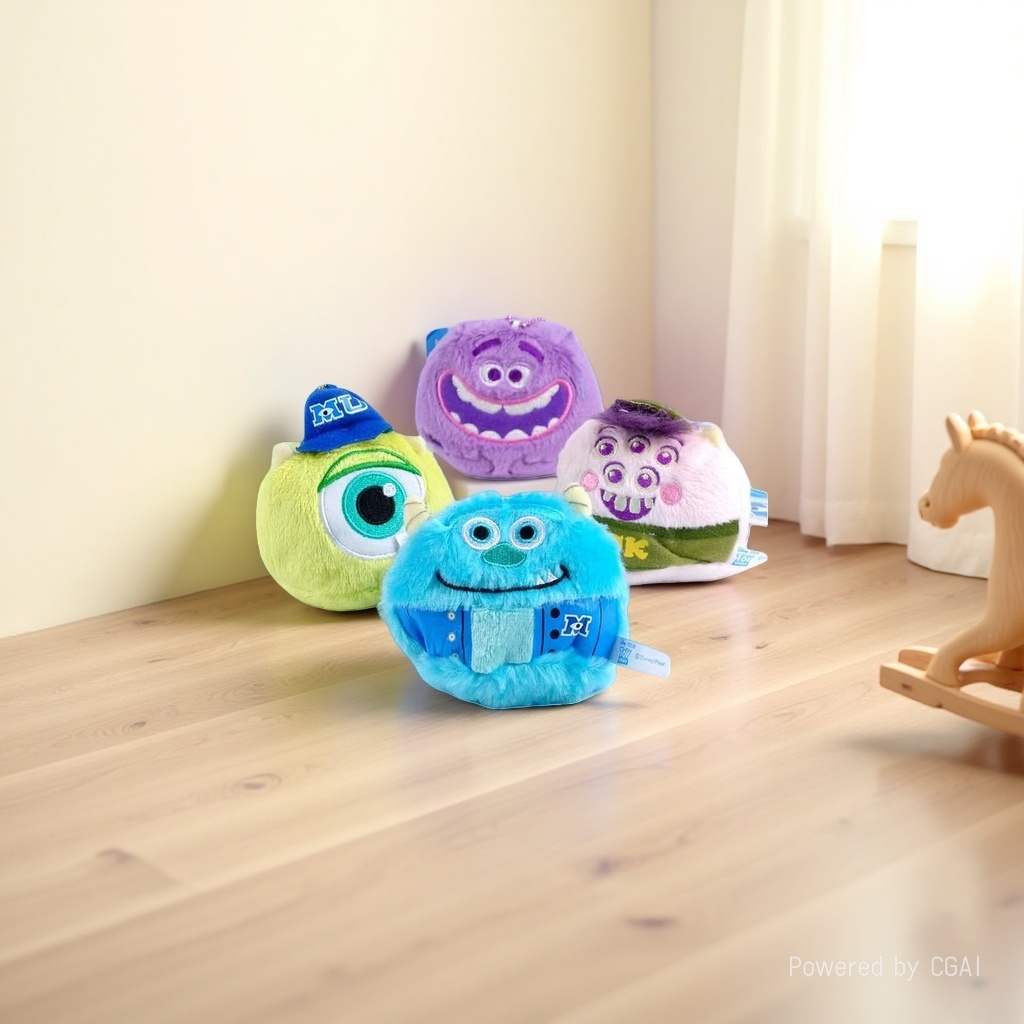 Big eyes, clumsy little monster, mini plush doll, girl keychain, bag, pendant, hanging piece, plush toy, super cute Application Scenario